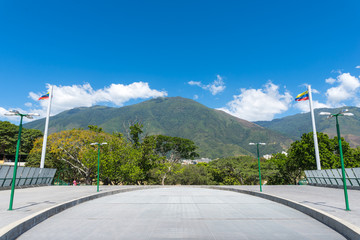 Wall Mural - View of Caracas city, Venezuela's capital, on a sunny day