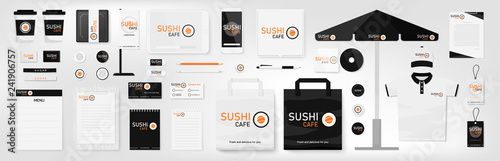 Fotografía Corporate identity template set