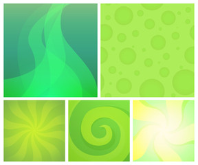Wall Mural - set of abstract backgrounds. vector element design with colorful bright wallpaper. illustration of n