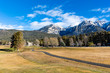 Golf Course at Fairmont Hot Springs in the East Kootenays near Invermere British Columbia Canada in the early winter.