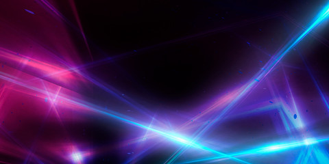 Wall Mural - abstract background with lines and glow