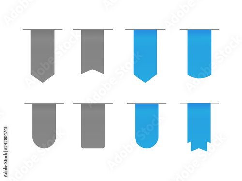 Ribbons Scroll Banner Banner Label Blue Vector Buy This Stock