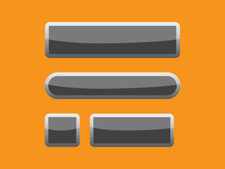 Wall Mural - 3d technology web buttons. Button for web design