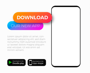 mobile application add template