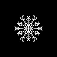 Poster - Snowflake, snow, winter icon. Element of winter icon for mobile concept and web apps. Detailed Snowflake, snow, winter icon can be used for web and mobile