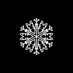 Poster - Snowflake, snow, winter icon. Element of winter icon for mobile concept and web apps. Detailed Snowflake, snow, winter icon can be used for web and mobile