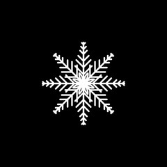 Poster - Snowflake, snow, winter icon. Element of winter icon for mobile concept and web apps. Detailed Snowflake, snow, winter icon can be used for web and mobile