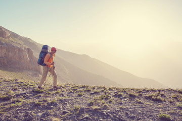 Poster - Hike in Fann mountains