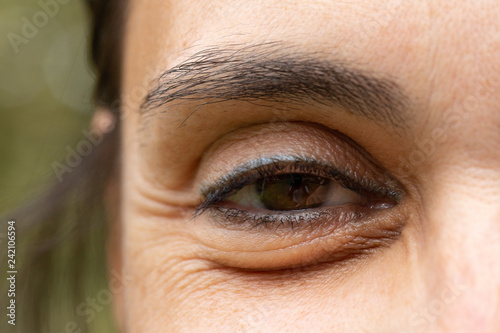 Fotografia Closeup of mature woman's eye