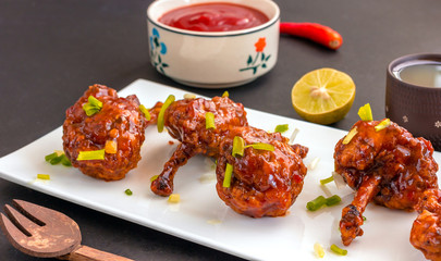 Appetizer Chicken Lollipops - Indian Food