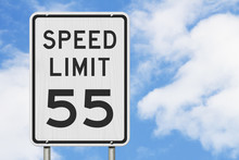 US 55 Mph Speed Limit Sign