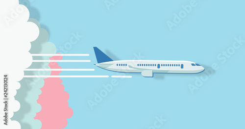 Foto  air travel concept