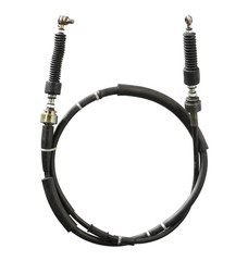 Wall Mural - gear shift cable isolated on white background