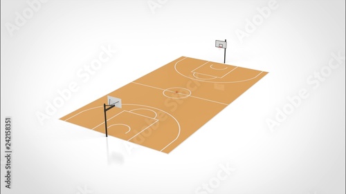 バスケットボール コート パース Stock イラスト Adobe Stock