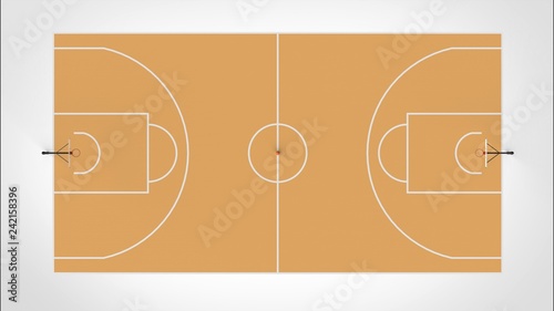 バスケットボール コート Stock イラスト Adobe Stock