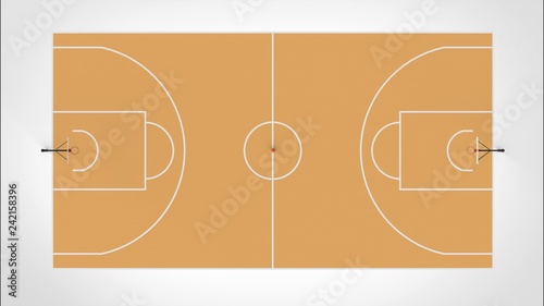 バスケットボール コート Adobe Stock でこのストックイラストを購入