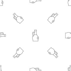 Poster - Olive bottle icon. Outline illustration of olive bottle vector icon for web design isolated on white background