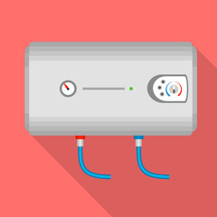 Poster - Modern boiler icon. Flat illustration of modern boiler vector icon for web design