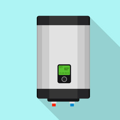 Poster - Gas boiler icon. Flat illustration of gas boiler vector icon for web design