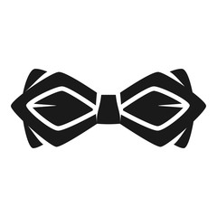 Poster - Clothing bow tie icon. Simple illustration of clothing bow tie vector icon for web design isolated on white background