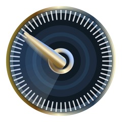 Poster - Modern speedometer icon. Cartoon of modern speedometer vector icon for web design isolated on white background