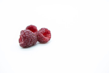 Wall Mural - fresh raspberries