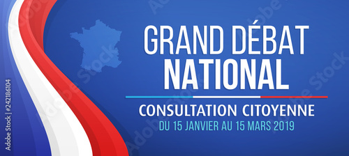 Fotomural Grand débat national - Consultation citoyenne