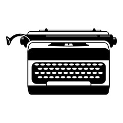 Poster - Office typewriter icon. Simple illustration of office typewriter vector icon for web design isolated on white background