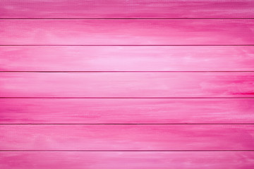 Poster - Pink wood planks background