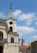 A fragment of the historical Old Town in Lublin. Poland.