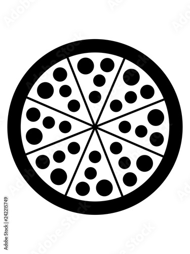Fotografía lecker salami pizza hunger fast food essen diät ungesund abnehmen fressen snack