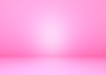 Wall Mural - pink color studio.