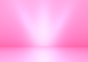 Wall Mural - pink color studio.