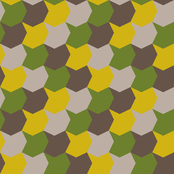 Abstract Retro Geometric seamless pattern, vivid colour background, geometry design element
