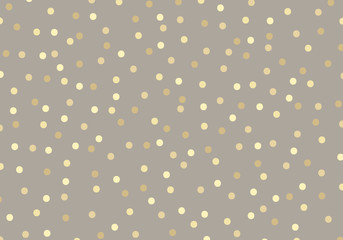 Wall Mural - abstract golden glitter dots on brown pastels color background.