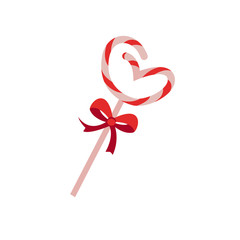 Poster - Valentines day candy icon on white background for graphic and web design, Modern simple vector sign. Internet concept. Trendy symbol for website design web button or mobile.