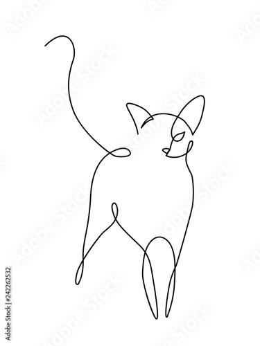 Minimalist Cats Line Art Buy This Stock Illustration And Explore Similar Illustrations At Adobe Stock Adobe Stock