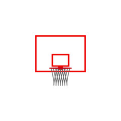 Wall Mural - Basketball hoop icon