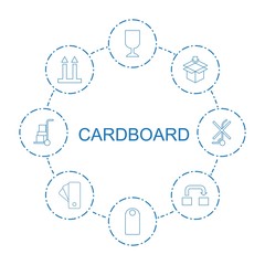 Poster - 8 cardboard icons