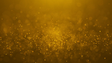 Poster - Dust particles. Abstract background of particles. 3d rendering. Dots background. Futuristic digital dots background