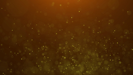 Poster - Dust particles. Abstract background of particles. 3d rendering. Dots background. Futuristic digital dots background