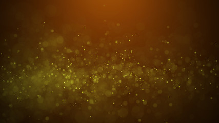 Poster - Dust particles. Abstract background of particles. 3d rendering. Dots background. Futuristic digital dots background