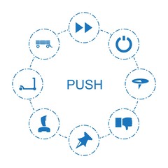 Poster - 8 push icons