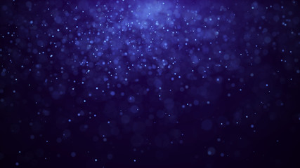 Poster - Dust particles. Abstract background of particles. 3d rendering. Dots background. Futuristic digital dots background