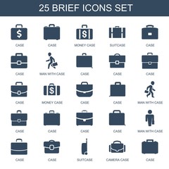 Sticker - 25 brief icons