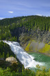 Kinuseo Falls and Murray River of Monkman Provincial Park, Northern Rockies, British Columbia, Canada