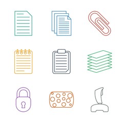 Sticker - pad icons