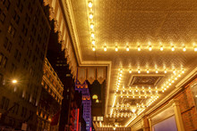 New-York Close Up Of A Broadway Theater Entrance 