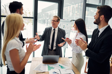 Group of office workers