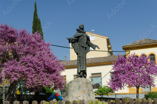Fotografía ESTATUA SAN PEDRO ALCANTARA ARENAS DE SAN PEDRO